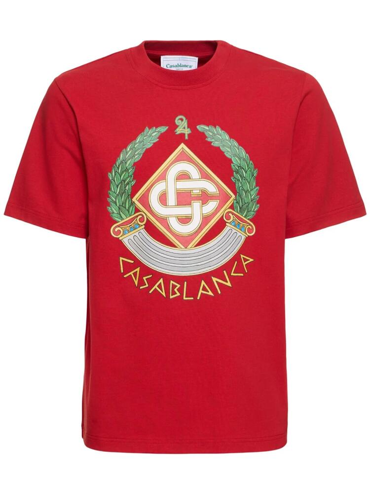 CASABLANCA Casa Crest Printed T-shirt Cover