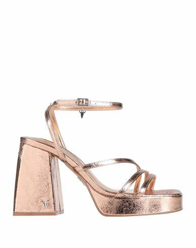 Windsor Smith Woman Sandals Rose gold Soft Leather Cover