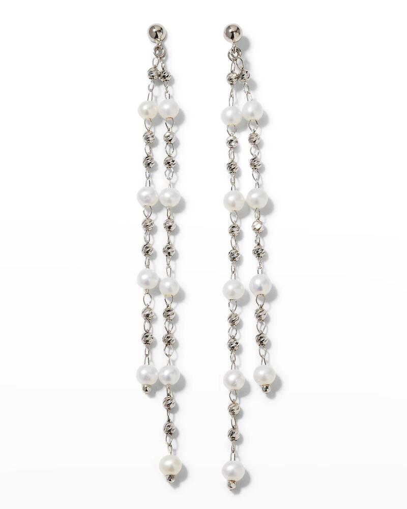 Platinum Born Debut Double Drop Earrings Cover