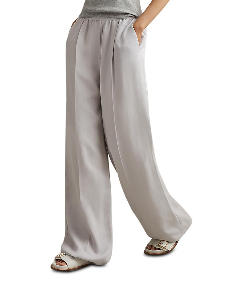 Reiss Vera Waistband Wide Leg Pants Cover