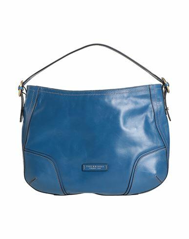 The Bridge Woman Handbag Blue Leather Cover