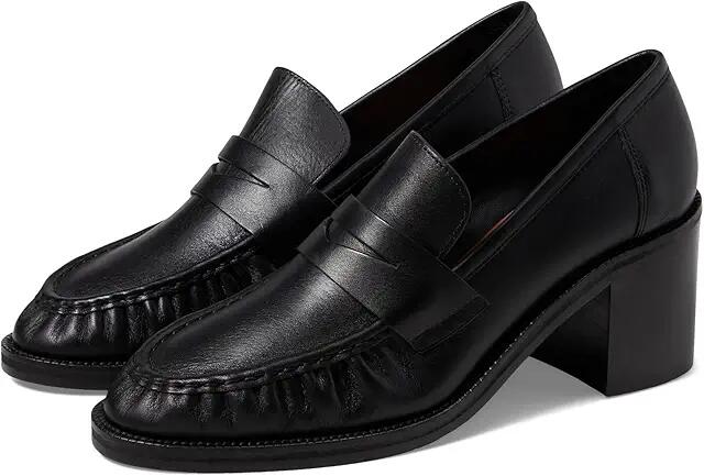 Aquatalia Josette Nappa Loafer (Black) Women's Shoes Cover