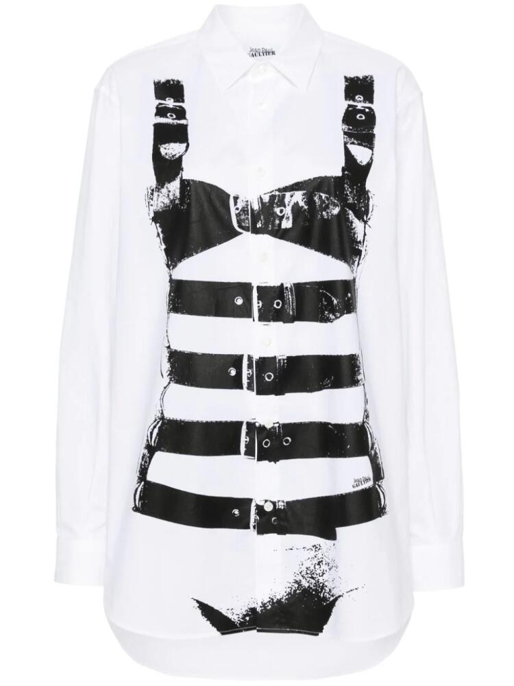 Jean Paul Gaultier The Buckle Body shirt - White Cover