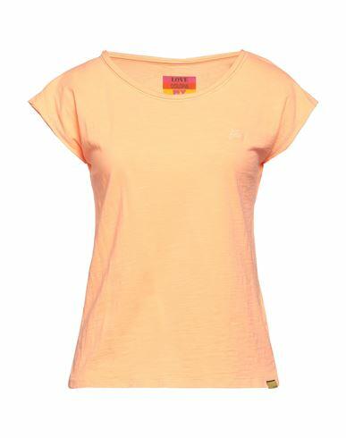 Yes Zee By Essenza Woman T-shirt Salmon pink Cotton Cover