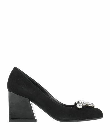 Marc Ellis Woman Pumps Black Leather Cover