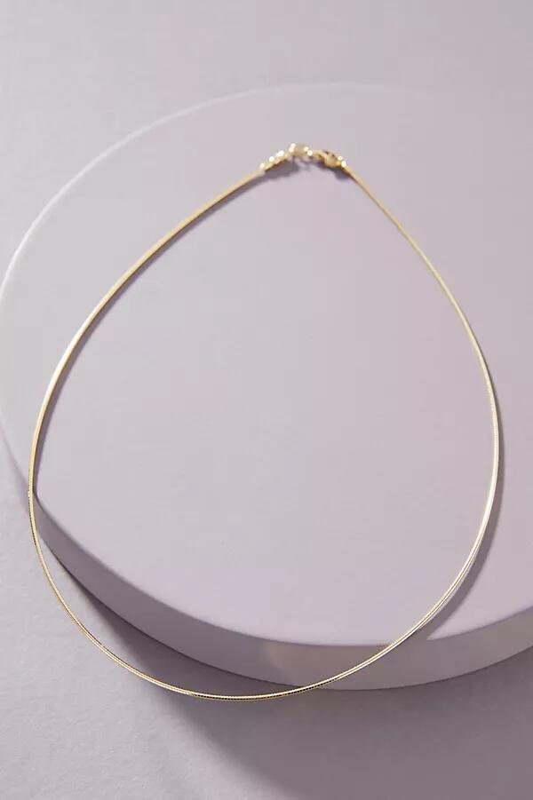 Maya Brenner 14k Gold Omega Necklace Cover