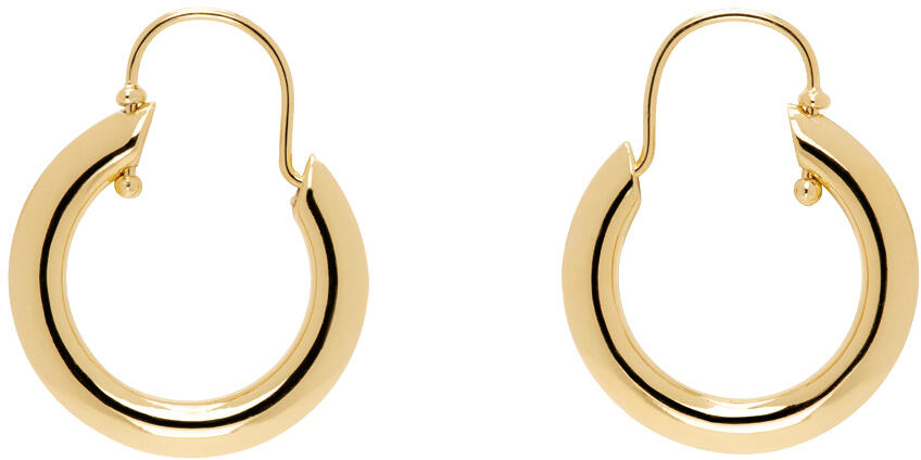 Mondo Mondo Gold Swivel Hoop Earrings Cover