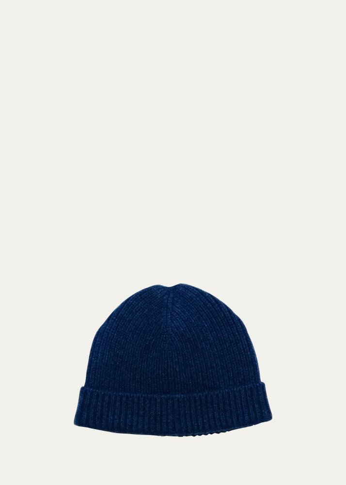 The Elder Statesman Men's Cashmere-Knit Beanie Hat Cover