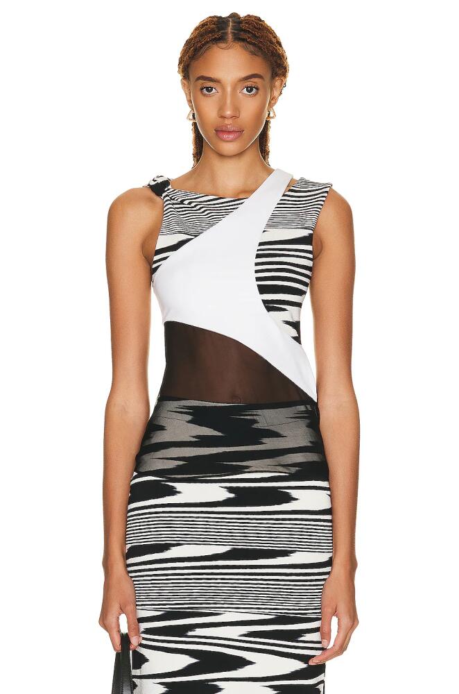 Missoni Top in Black,White Cover