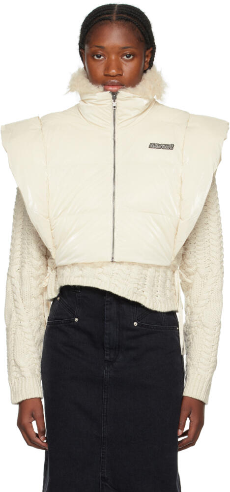 Isabel Marant Etoile Off-White Hoodiali Vest Cover