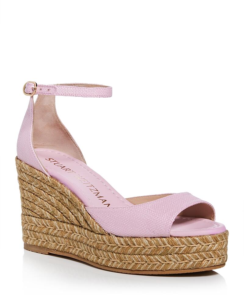 Stuart Weitzman Women's Nudistia Espadrille Wedge Sandals Cover