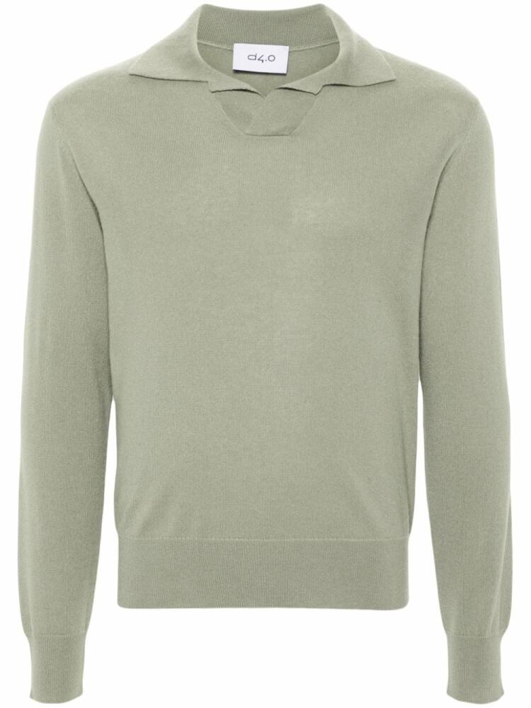 D4.0 cashmere sweater - Green Cover