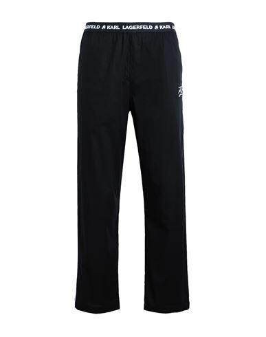 Karl Lagerfeld Pyjama Pants Man Sleepwear Black Cotton, Elastane Cover