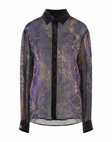 Just Cavalli Woman Shirt Purple Viscose Cover