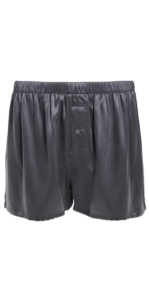 Lunya Washable Silk Boxers Meditative Grey Cover