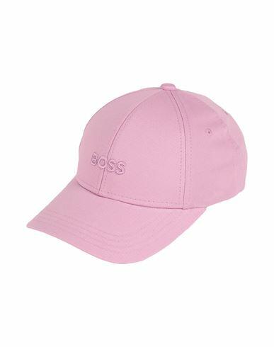 Boss Woman Hat Mauve Cotton Cover