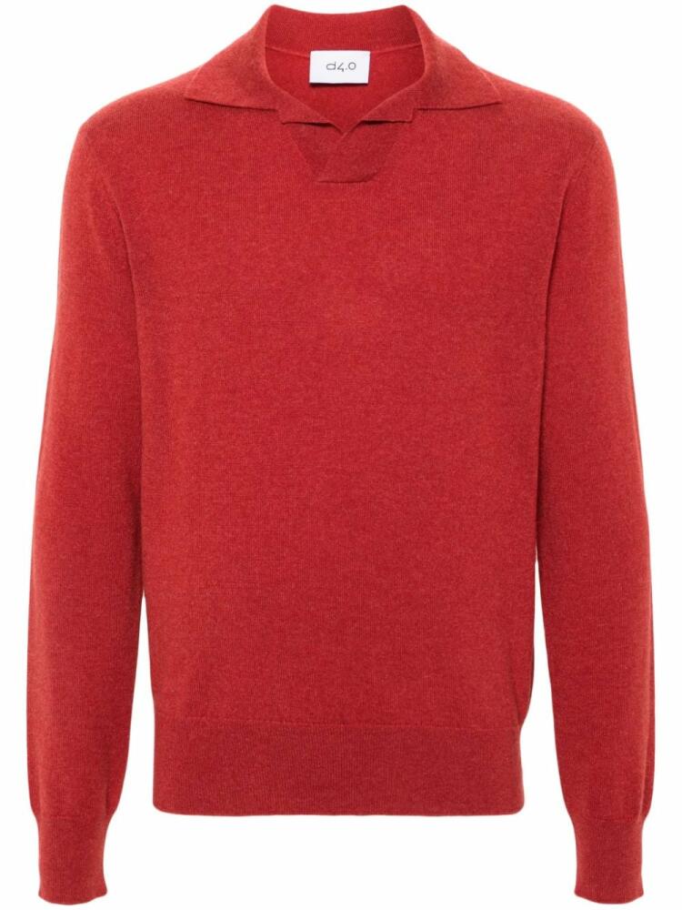 D4.0 cashmere sweater - Red Cover