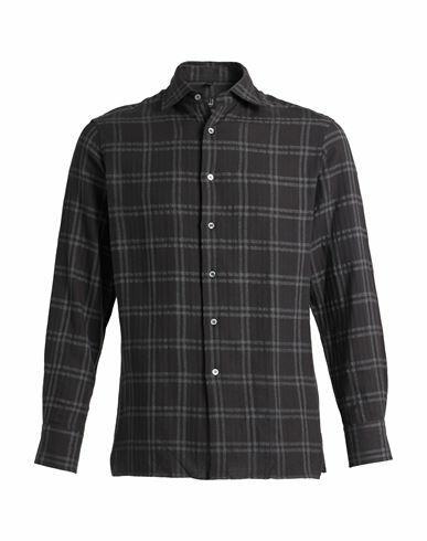 Dunhill Man Shirt Black Cotton, Polyester, Rayon Cover