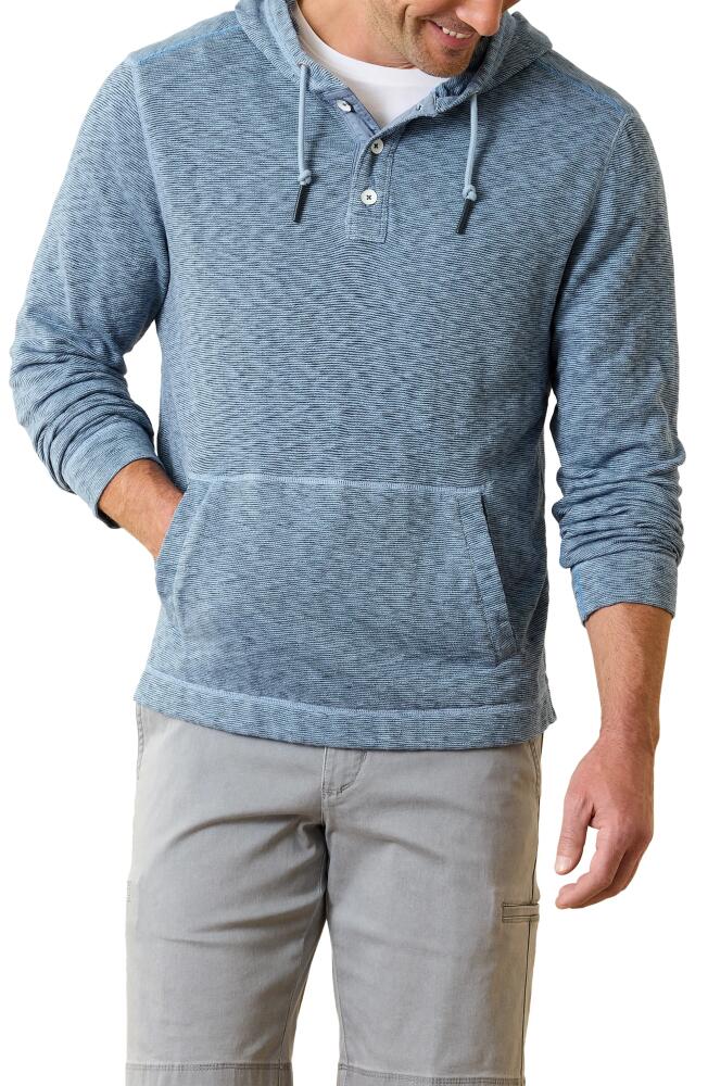 Tommy Bahama Salt & Sea Baja Cotton Hoodie in Light Sky Cover