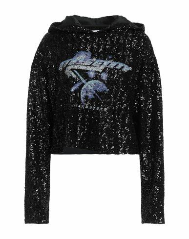 Msgm Woman Sweatshirt Black Polyester Cover