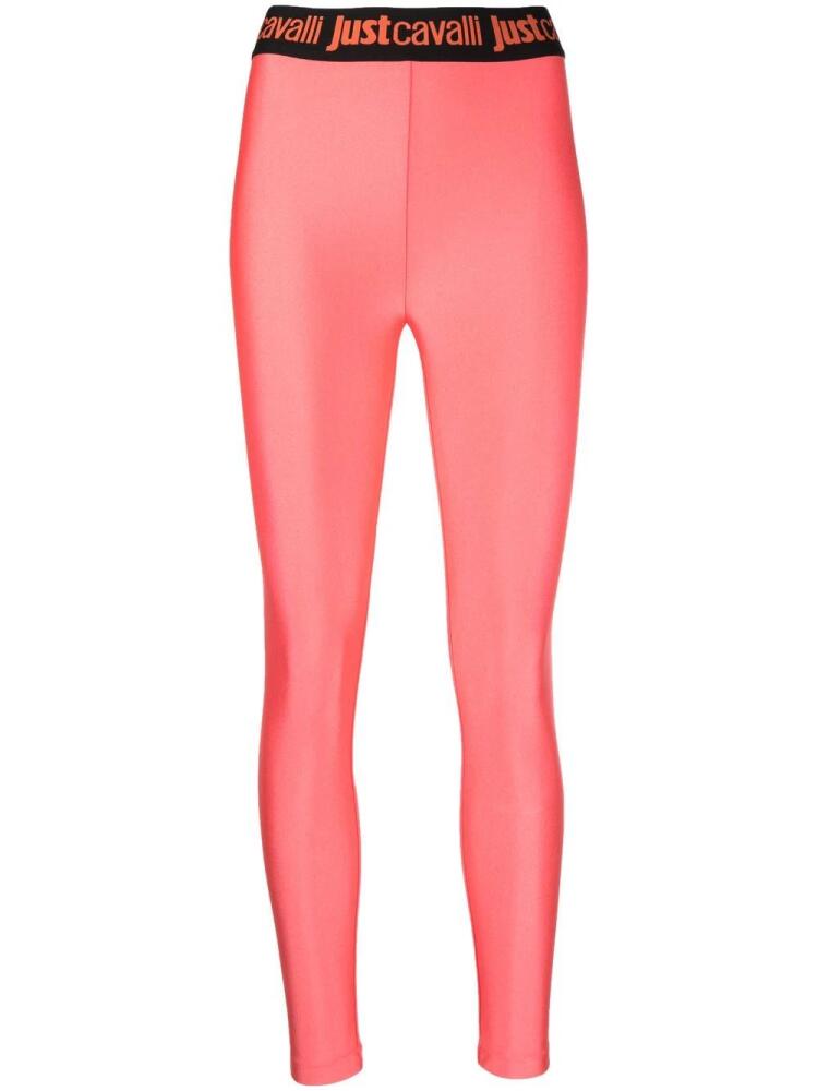 Just Cavalli logo waistband leggings - Pink Cover