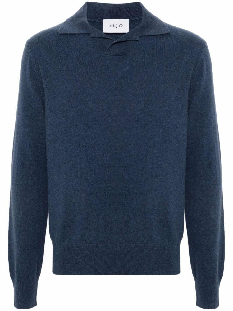 D4.0 cashmere sweater - Blue Cover