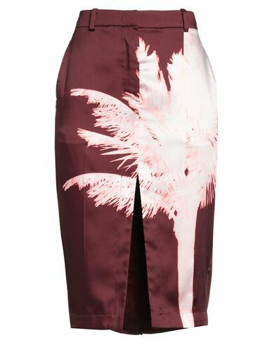 N°21 Woman Midi skirt Burgundy Polyester Cover