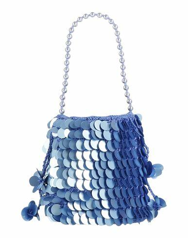 Vanina Woman Handbag Blue Textile fibers Cover