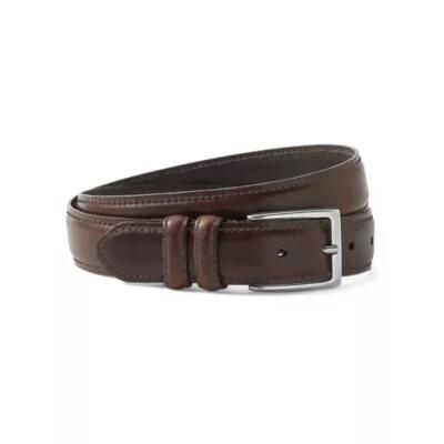 Eddie Bauer Men's Feather Edge Leather Belt Cover