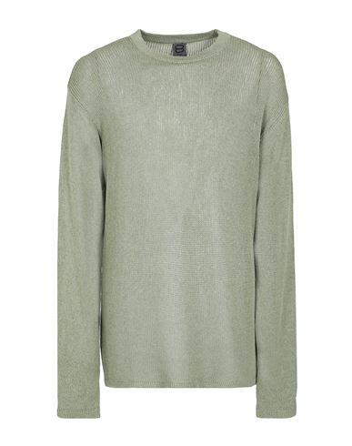 8 By Yoox Cotton Blend See Though Sweater Man Sweater Military green Recycled polyester, Recycled cotton Cover