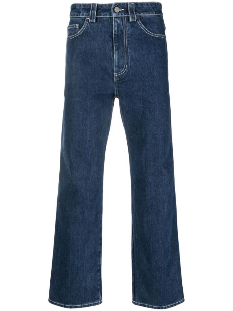 Sunnei straight-leg cotton jeans - Blue Cover