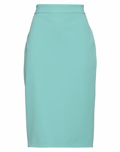 Pinko Woman Midi skirt Turquoise Polyester, Elastane Cover