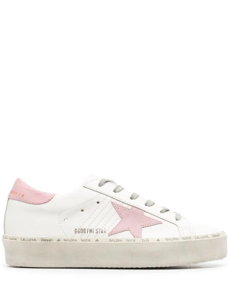 Golden Goose Hi Star platform sneakers - White Cover