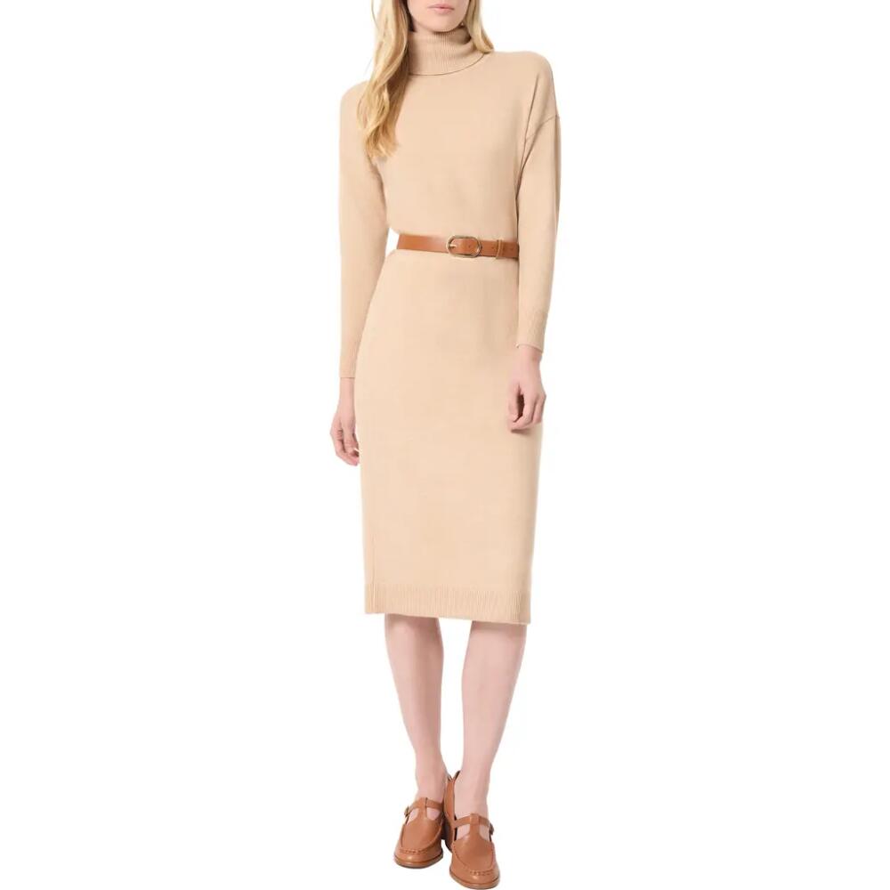 Jones New York Belted Turtleneck Sweater Dress in Cafe Au Lait Cover