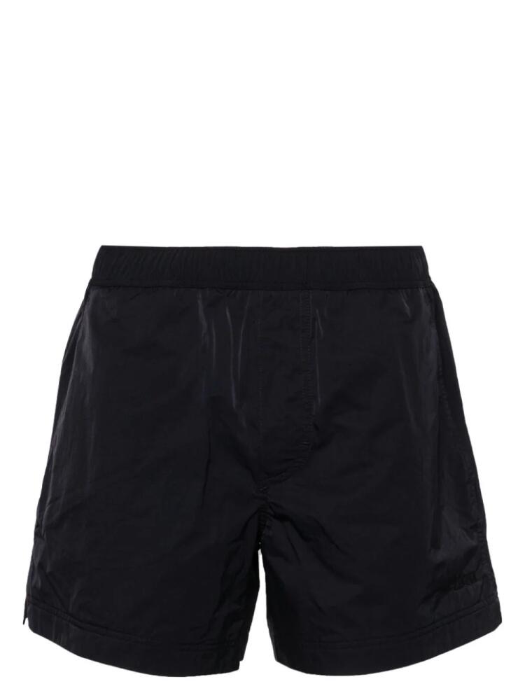 Zegna embroidered-logo swim shorts - Blue Cover