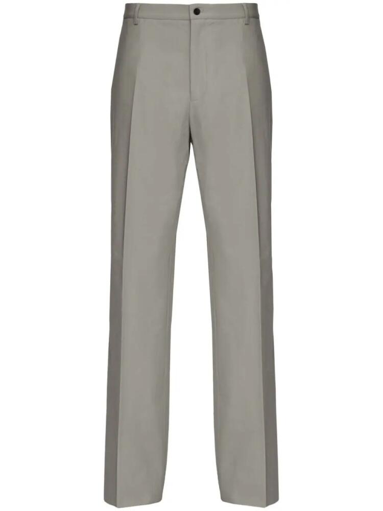 Ferragamo straight-leg tailored trousers - Grey Cover