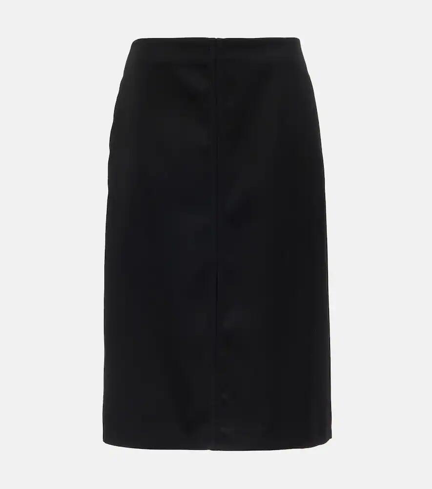 Jil Sander Virgin wool midi skirt Cover