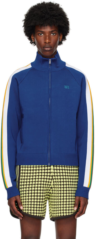 Wales Bonner Blue Tide Track Jacket Cover