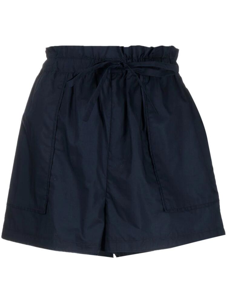 Ulla Johnson ruffle-waist mini short - Blue Cover