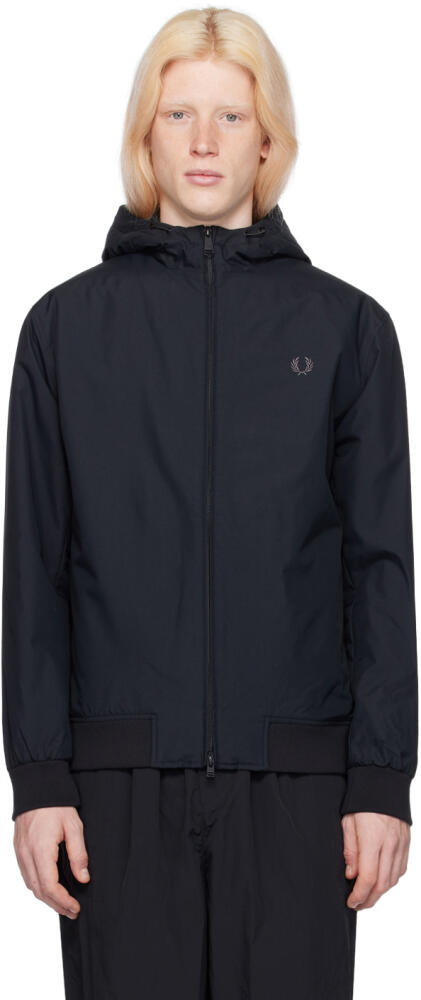 Fred Perry Black Brentham Jacket Cover