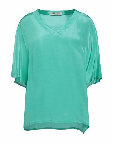 Emma & Gaia Woman Top Turquoise Viscose Cover