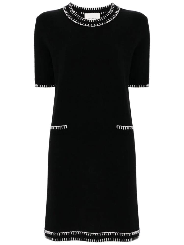 Lisa Yang Angela knitted cashmere minidress - Black Cover