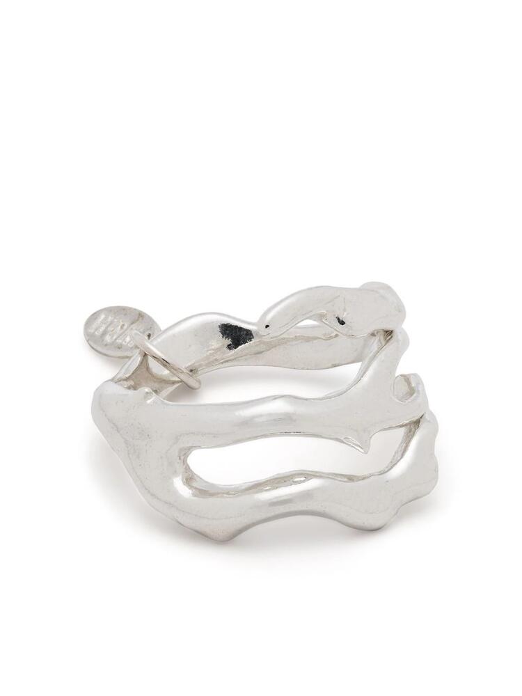 Wouters & Hendrix Voyages Naturalistes wide-band ring - Silver Cover