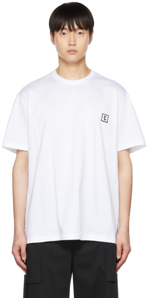 WOOYOUNGMI White Embroidered T-Shirt Cover