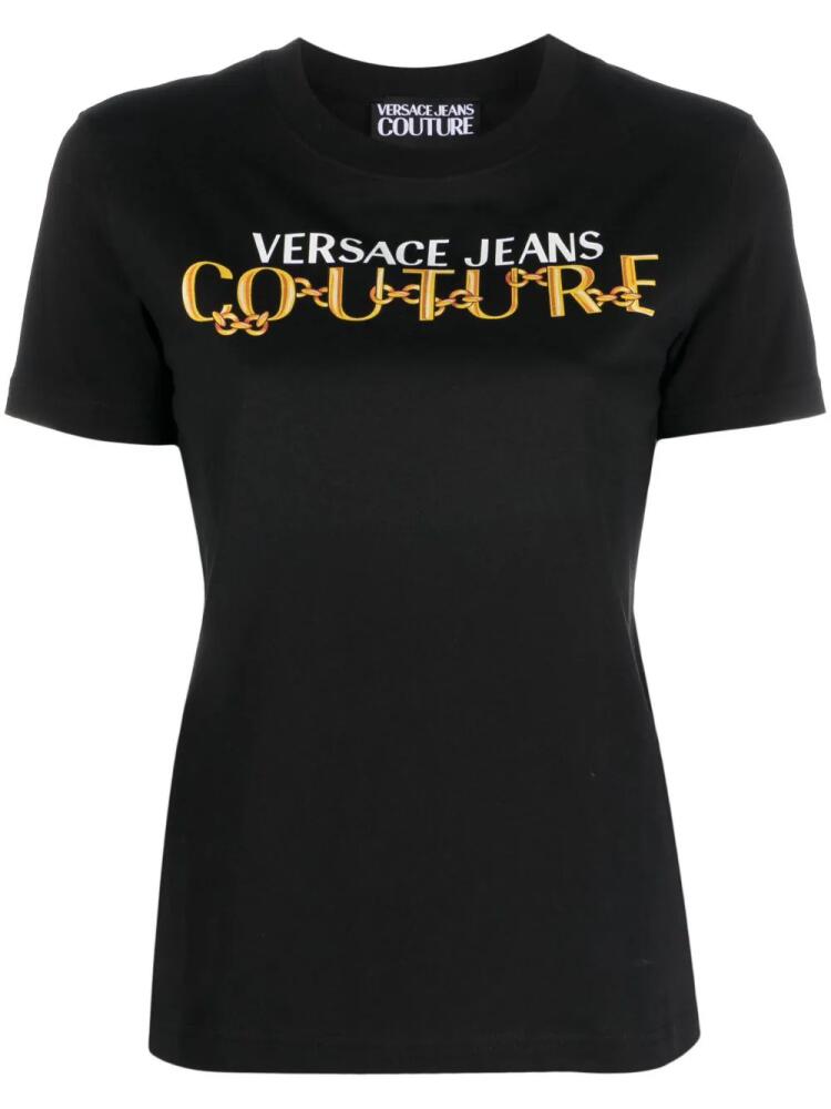 Versace Jeans Couture Logo Couture print T-shirt - Black Cover