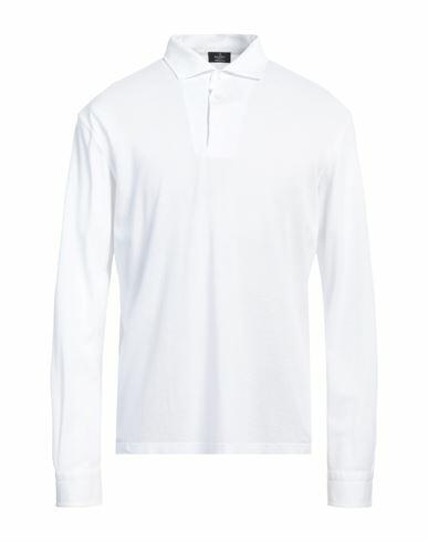 Barba Napoli Man Polo shirt White Cotton Cover