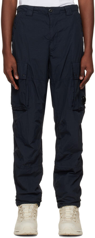 C.P. Company Navy Emerized Cargo Pants Cover