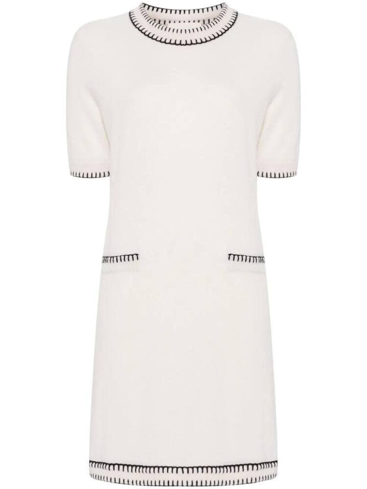 Lisa Yang Angela knitted cashmere minidress - Neutrals Cover