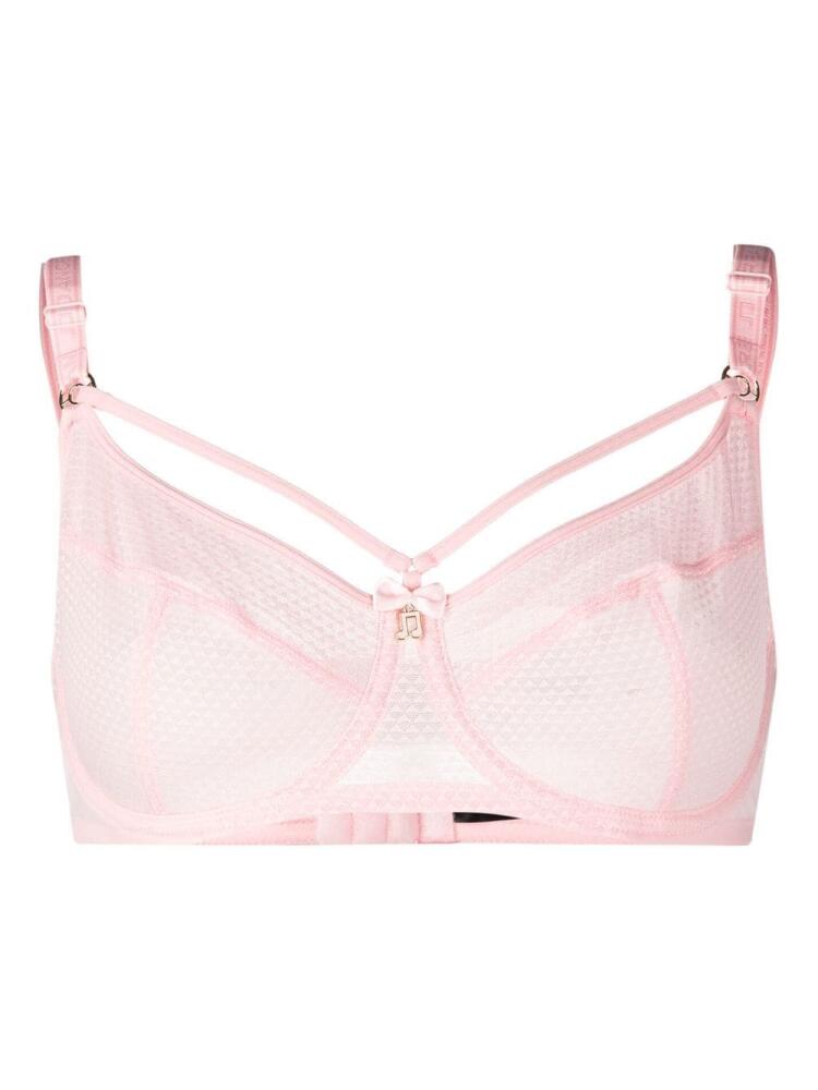 Marlies Dekkers Space Odyssey patterned-jacquard bra - Pink Cover