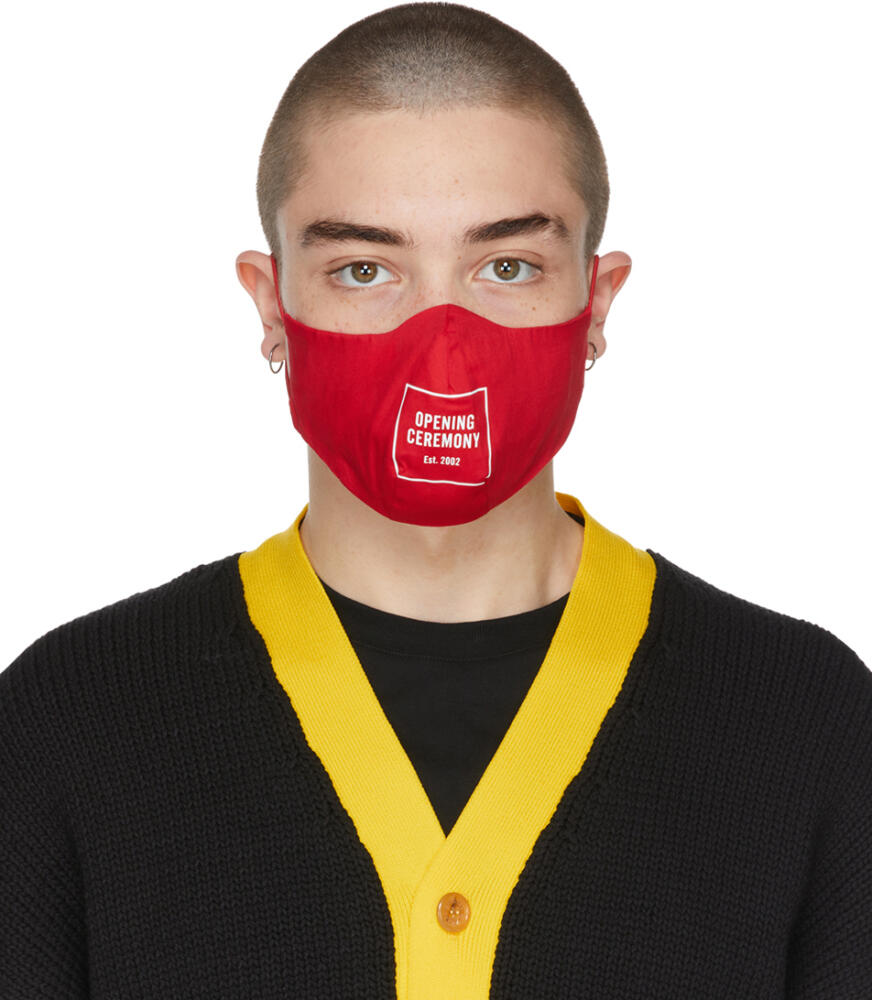 Opening Ceremony Red Box Logo Mask Cover